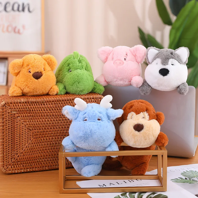 Kawaii Stuffed Rabbit Panda Dinosaur Dog Monkey Toy For Girls Animals For Kids Gifts