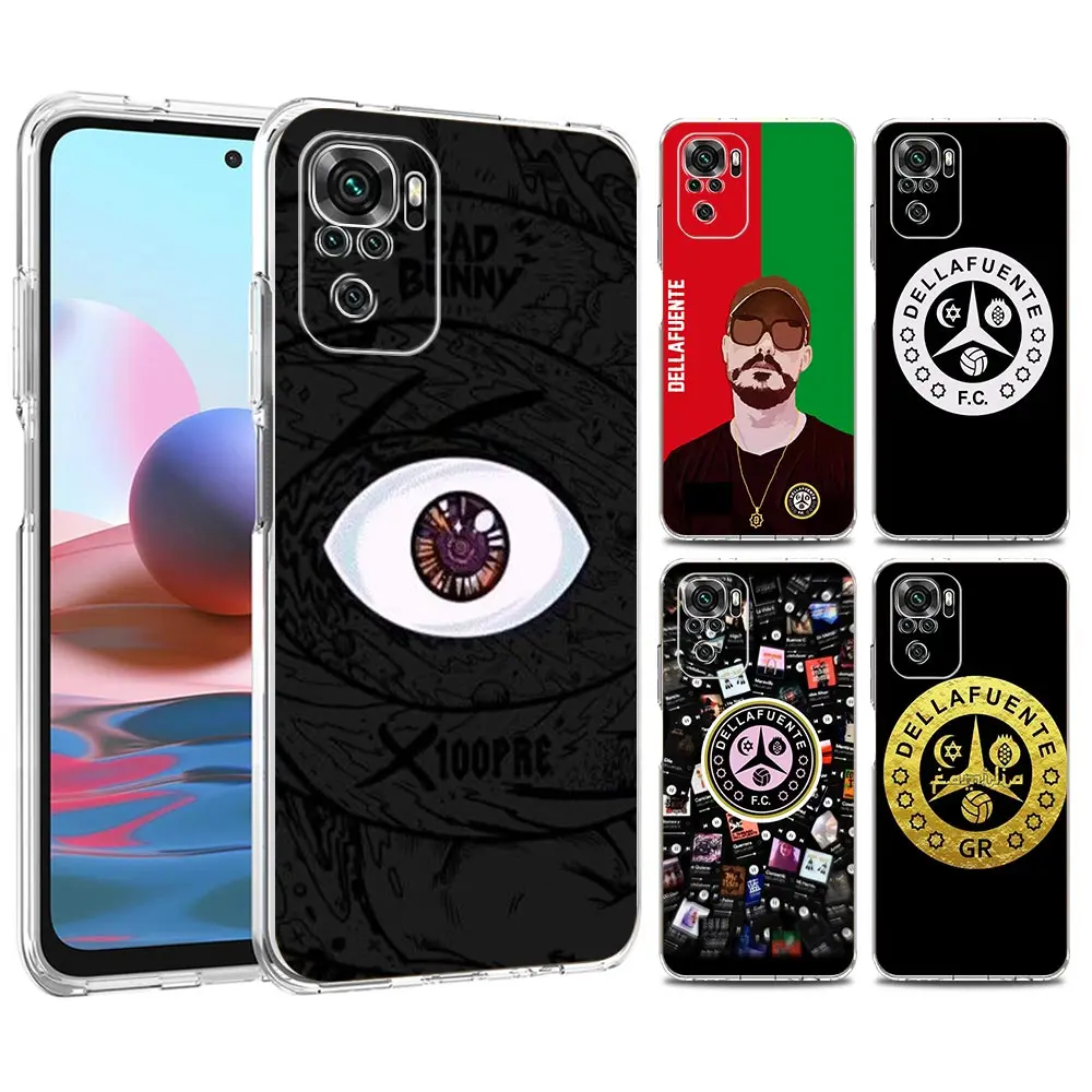

Dellafuente F C Artwork Phone Case For Redmi Note 11 Pro 10 10S 9 8 8T K50 K40 Soft Transparent Redmi 9A 9C 9T 7 7A Bags Cover