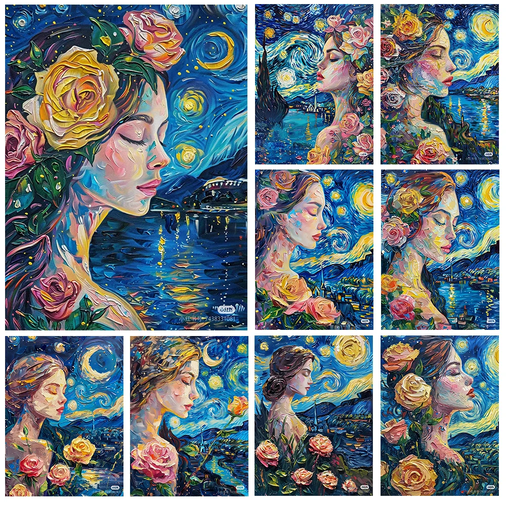 Алмазная картина Sumka on Molniy 5D Сделай сам Набор для девочек с красочными стразами