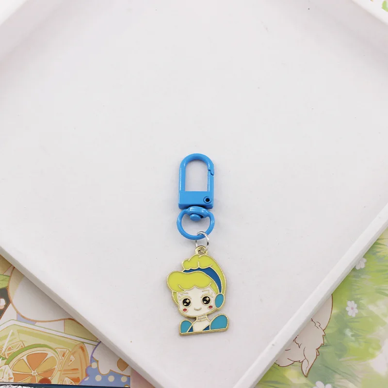 Брелок для ключей Принцесса Disney милая Ариэль Алиса Белоснежка Тиана экшн-фигурки