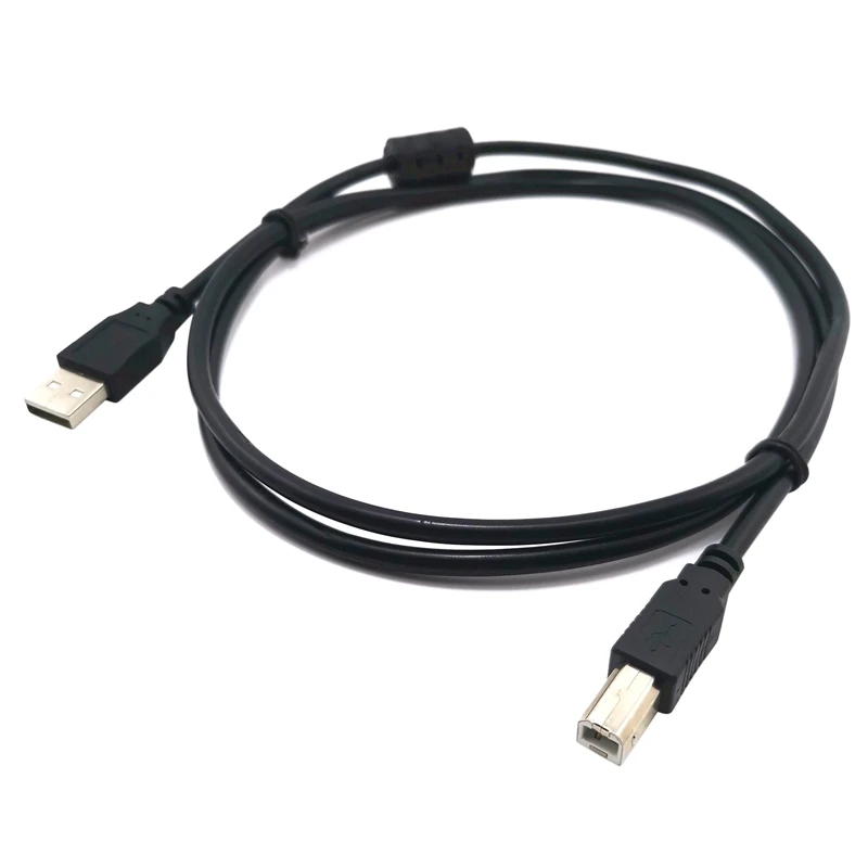 

Кабель для принтера USB2.0, полностью медный кабель для передачи данных принтера для USB-принтеров и сканеров, 1,5 м