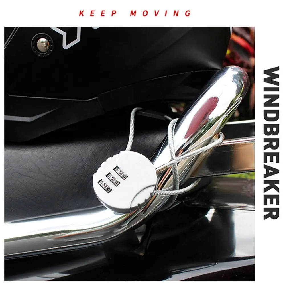 Умный Замок для мотоциклетного шлема с веревкой