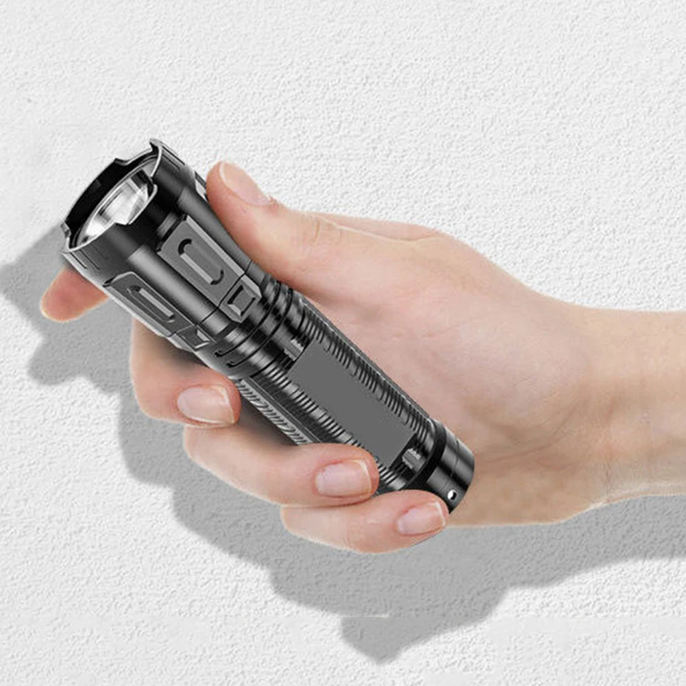 

Портативный мини-фонарик, 200 лм, зарядка через USB, 3 режима, IPX4