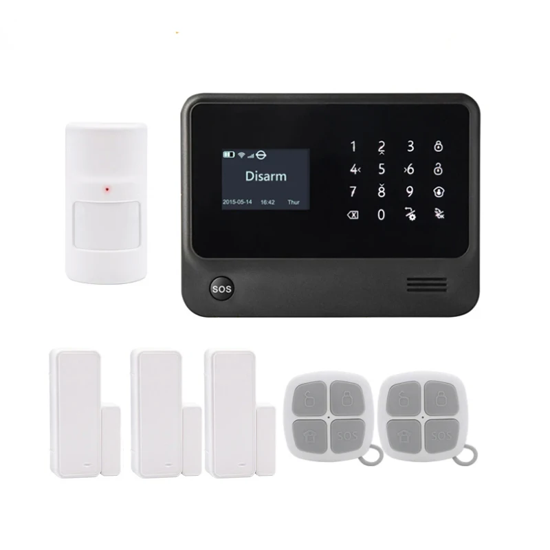 

G90B Plus WIFI GSM Alarm System DIY Kit APP Control French English Spanish Russian Dutch for Smart Home Security Protection