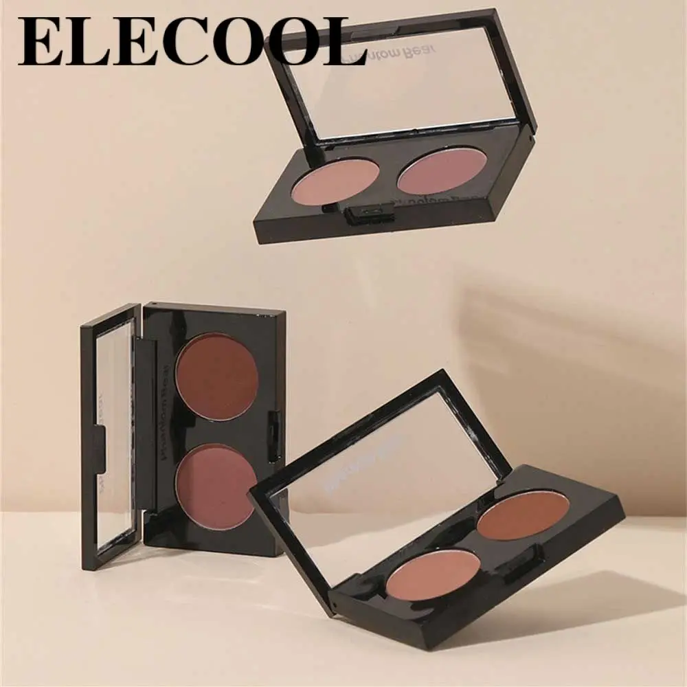

2 Color Eye Shadow Palette Fine Powder Daily Eye Makeup Brighten Eyes Female Maquillaje Matte Eyeshadow Pretty Cosmetics