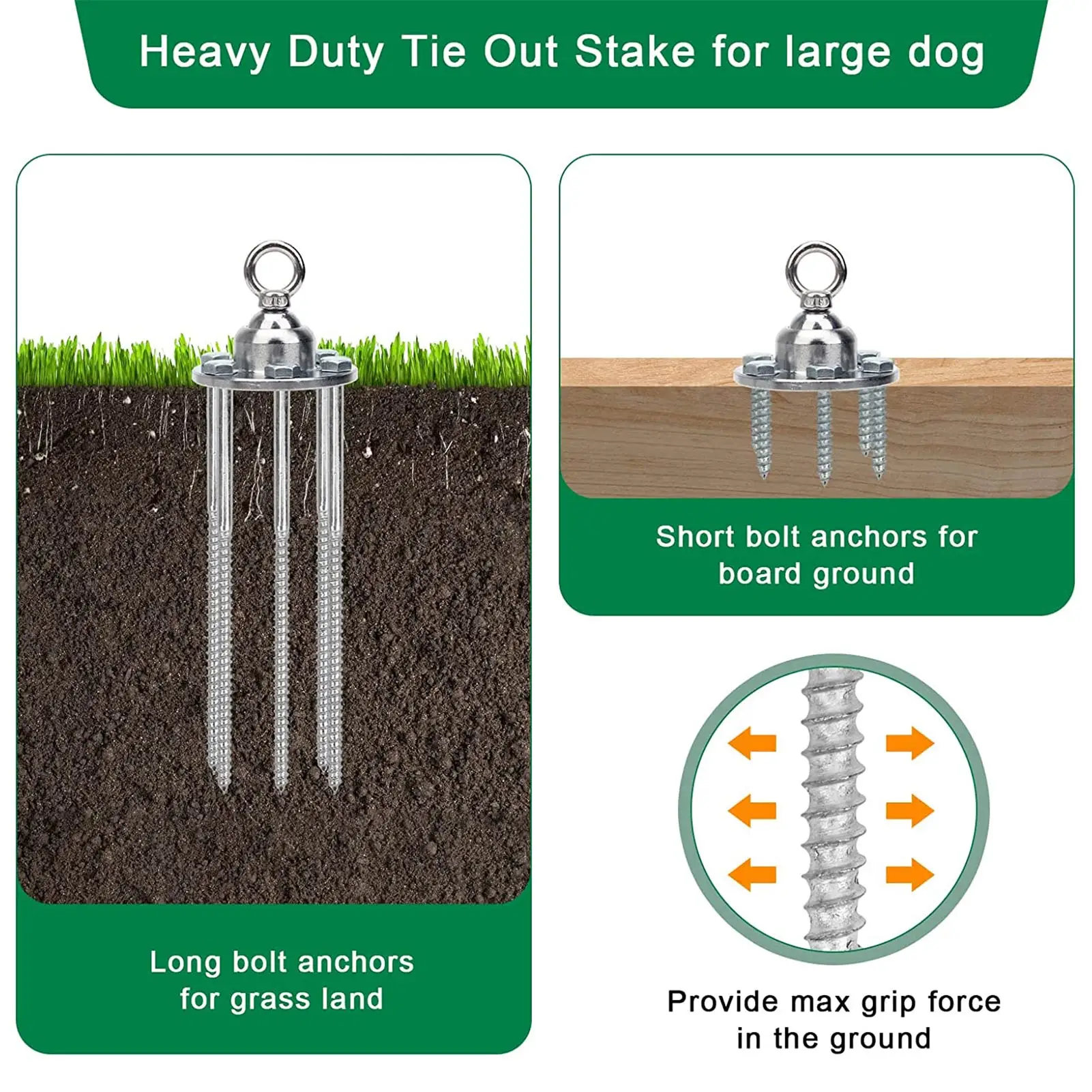 

Поворотный на 360 градусов шест для собак, поворотный шест на 360 градусов, тяжелый якорь для собак и кошек для маленьких и больших собак весом ...