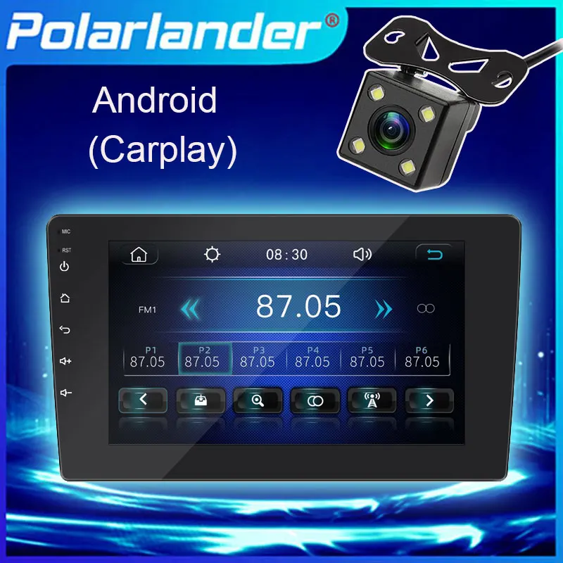 

Автомагнитола 2USB MP5 FM AM RDS, мультимедийный плеер с сенсорным экраном, 8 дюймов, Android, с функцией MirrorLink, с поддержкой Bluetooth и ии