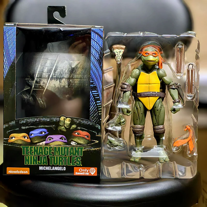 Фото 15 см аниме фигурки Черепашки Ниндзя фигурку статуя TMNT модель куклы коллекция игрушки подарки №2