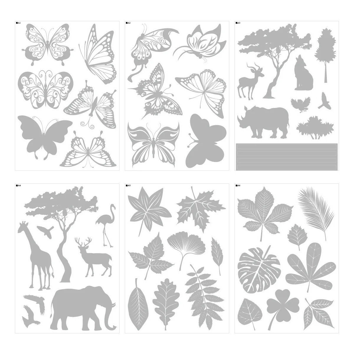 

Transparent Reflective Window Stickers Protect Wild Birds From Impact DIY Decorative Clear Glass Window Anti-collision Decals