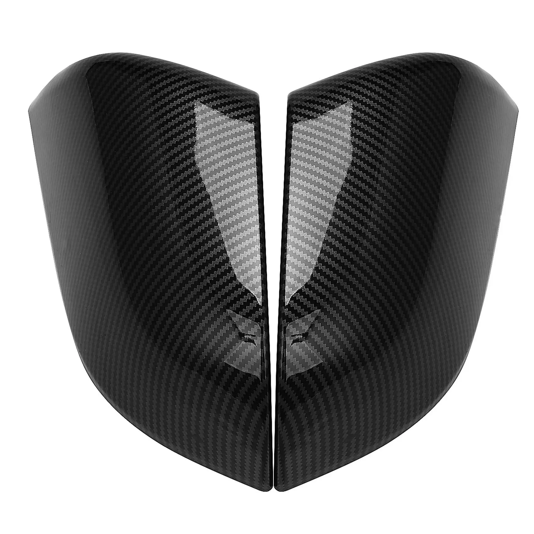 

Модифицированный чехол для зеркала заднего вида с узором из углеродного волокна, защитный чехол для зеркала заднего вида для Tesla