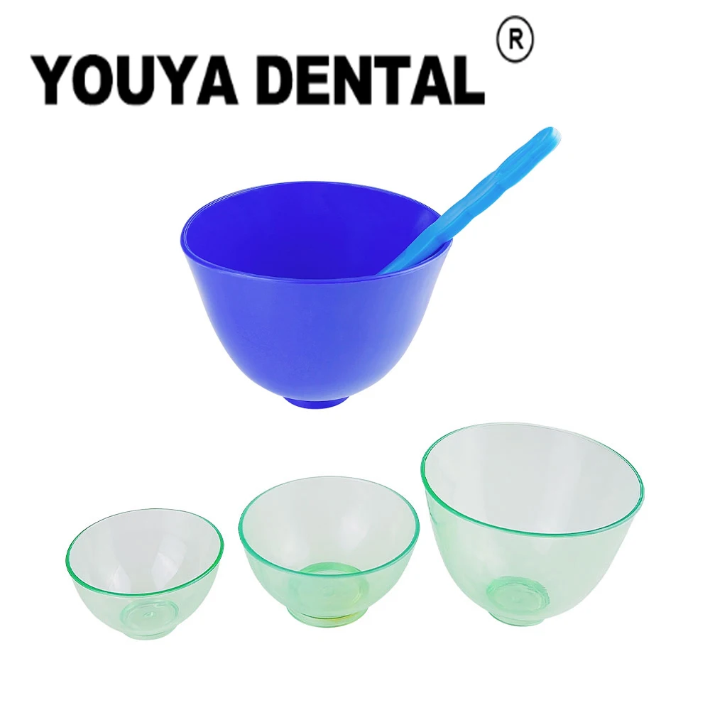 3pcs/set S/M/L Dental Medical Mixing Bowl Soft Bowls Dental Lab Equipment Oral Hygiene Teeth Whitening Tools Dentistry Material