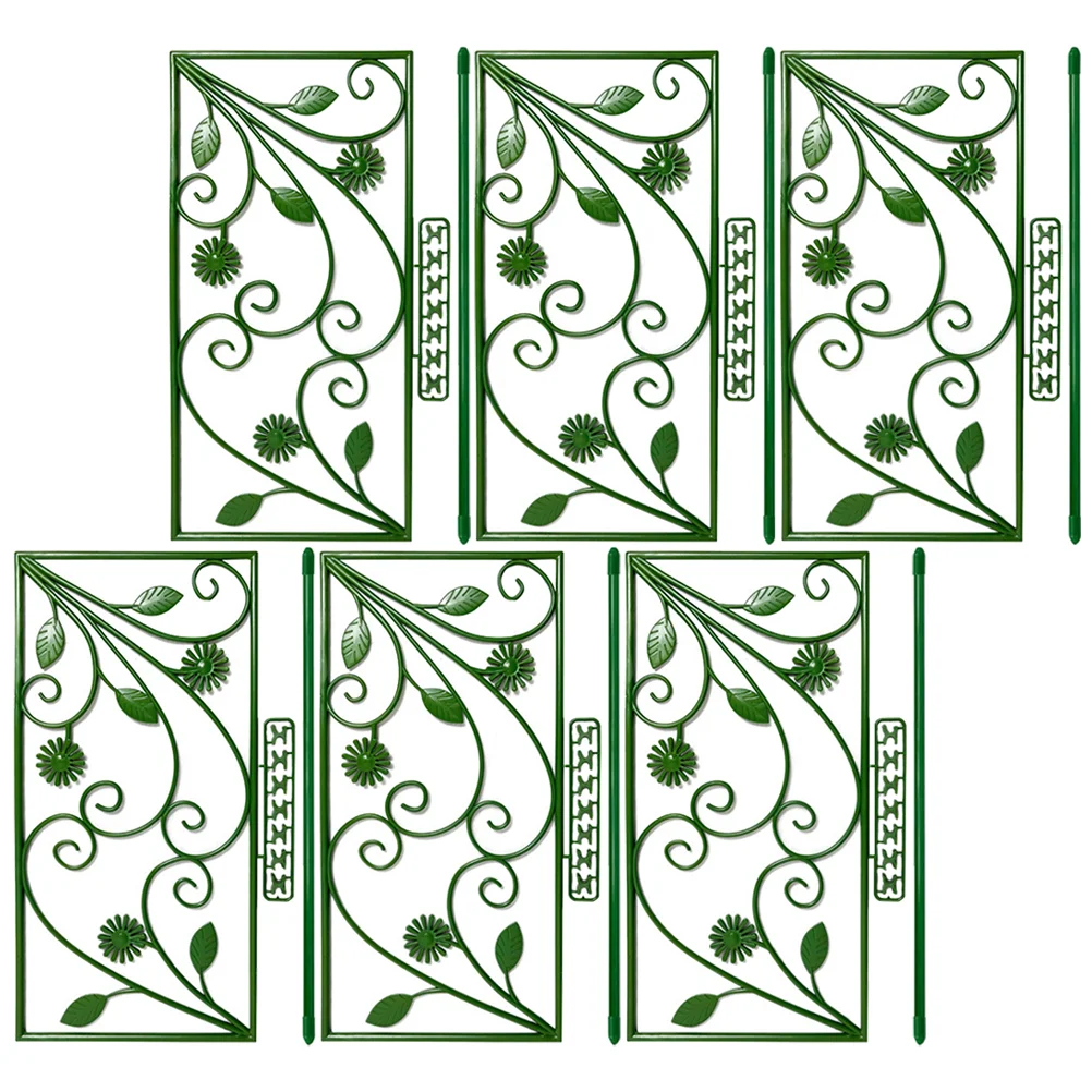 

6Pcs Decorative Climbing Racks Creative Garden Trellis Climbing Trellis