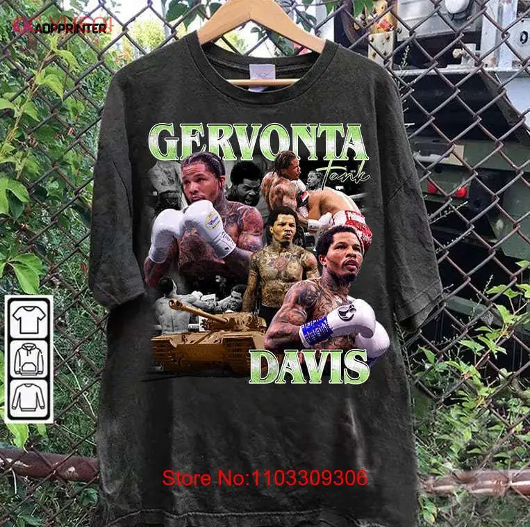 Футболка Gervonta Davis-Толстовка Davis-Американские профессиональные боксеры
