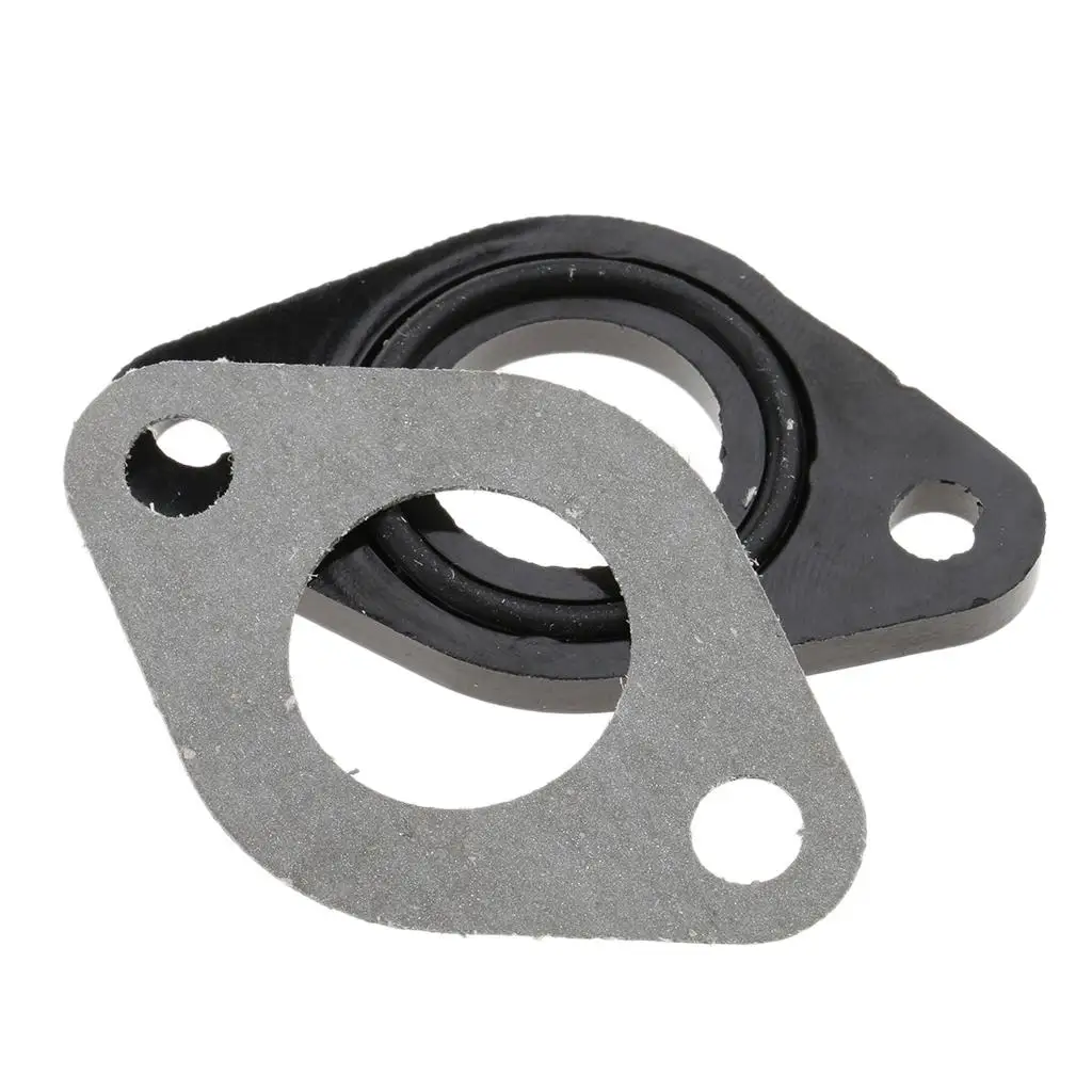 

2X PZ19 19mm Carburetor Carb Inlet Manifold Intake Gasket Spacer Seal Set