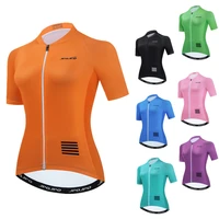 women cycling jersey female bike shirts breathable quick dry ladies summer short sleeve cycle wear