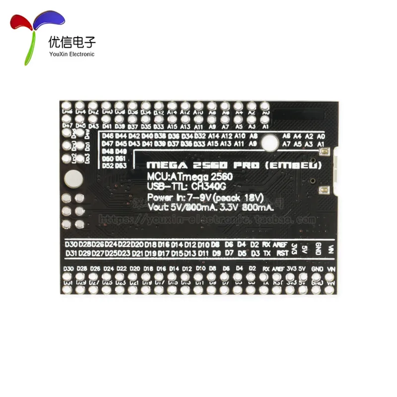 Mega2560 Pro core board ATmega2560-16 au USB макетная плата