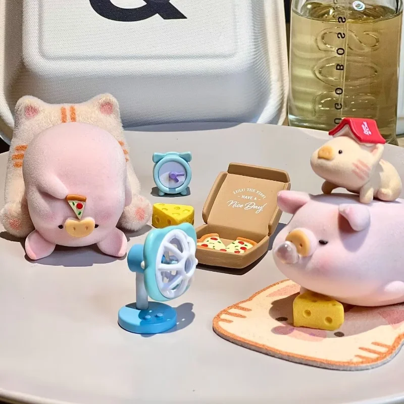 Lulu Pig Associated Daily Blind Box Kawaii Piggy Аниме Фигурка Кукла Украшение Коллекция Модель