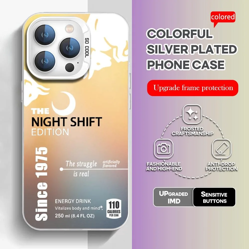 Фото Красочный чехол для телефона черного цвета lMDColor Silver Shell для lPhone 16, 16e, 15, 14, 13, 12, 11 Pro Max Plus R-RedE inB-B-Bulles с 1975 г. №1