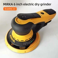 eccentric 2 5mm mirka 6 inch dry grinding machine orbital motor electrical vacuum dry grinding head putty for carwoodcorners