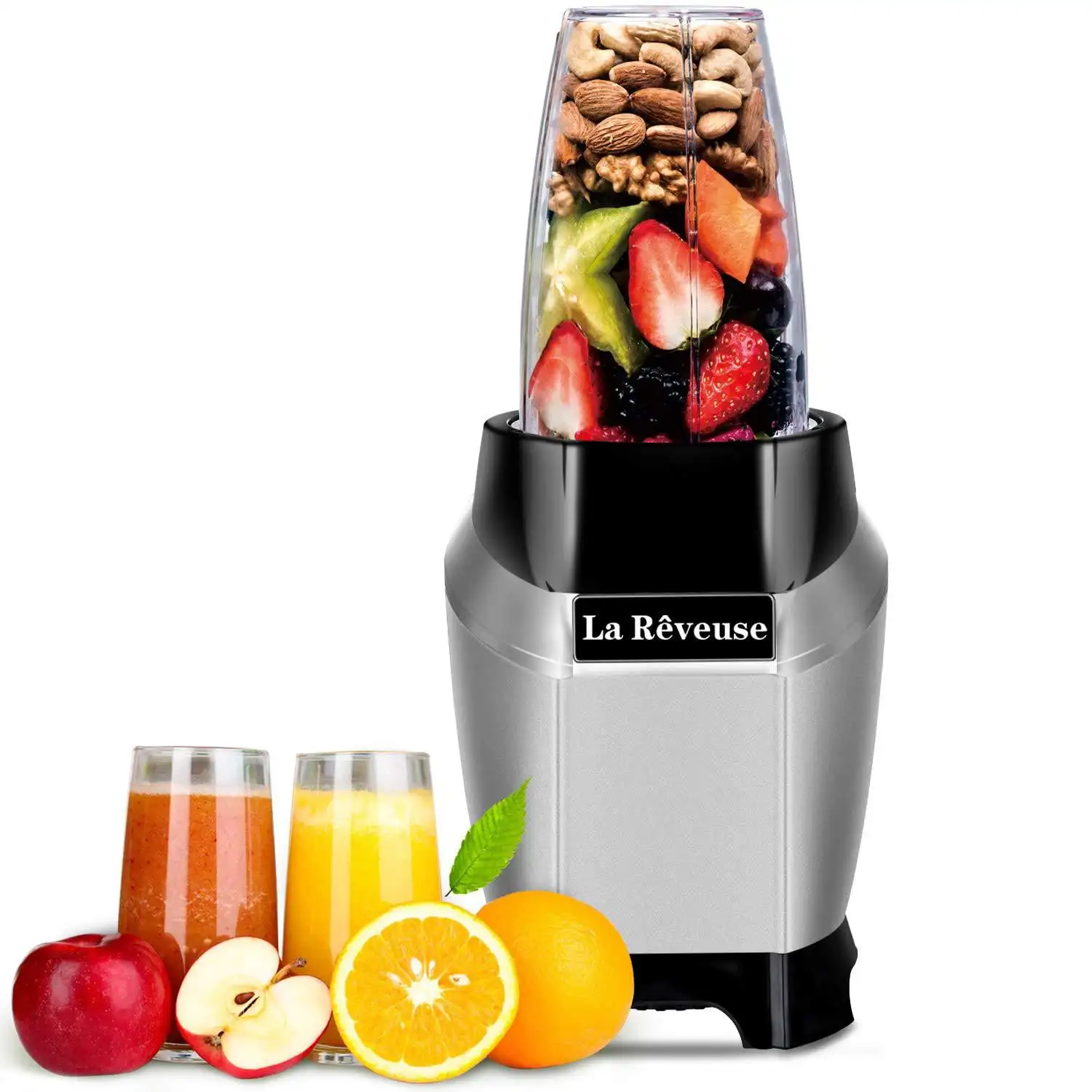 

Smoothie and Shakes Countertop Blender 600 Watts with 20 oz Tritan BPA-Free Travel Bottle-Dishwasher Safe (1 Bottle)
