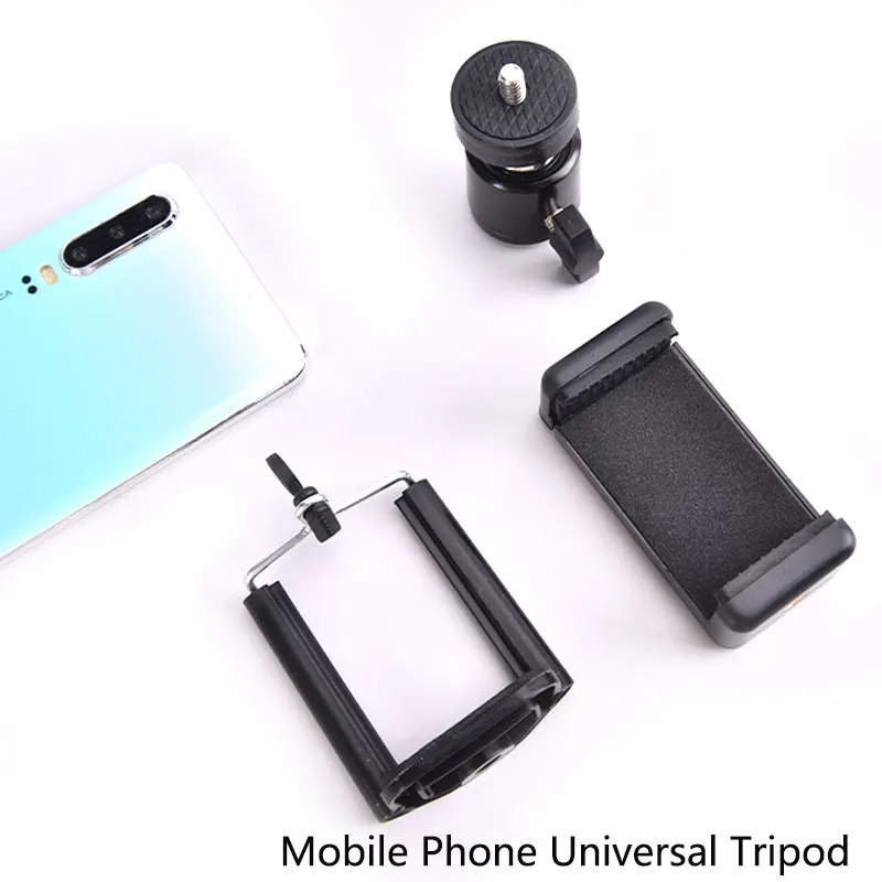 

Mobile Phone Holder Tripod Universal Phone Clip Bracket Holder Camera Stand