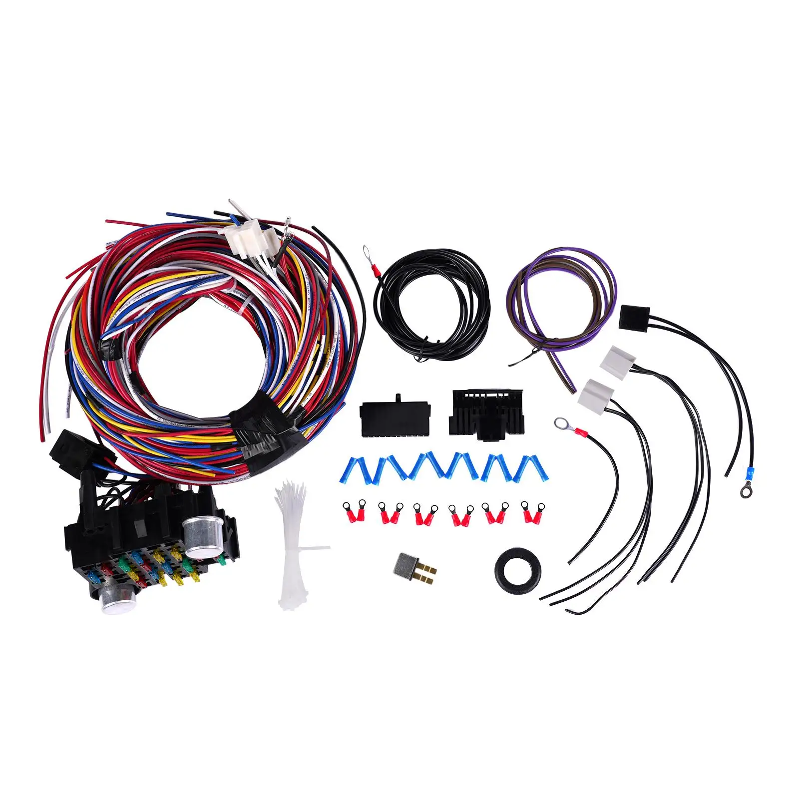 

AP02 21 цепь проводки для Chevy Mopar Ford Hotrods универсальные сверхдлинные провода