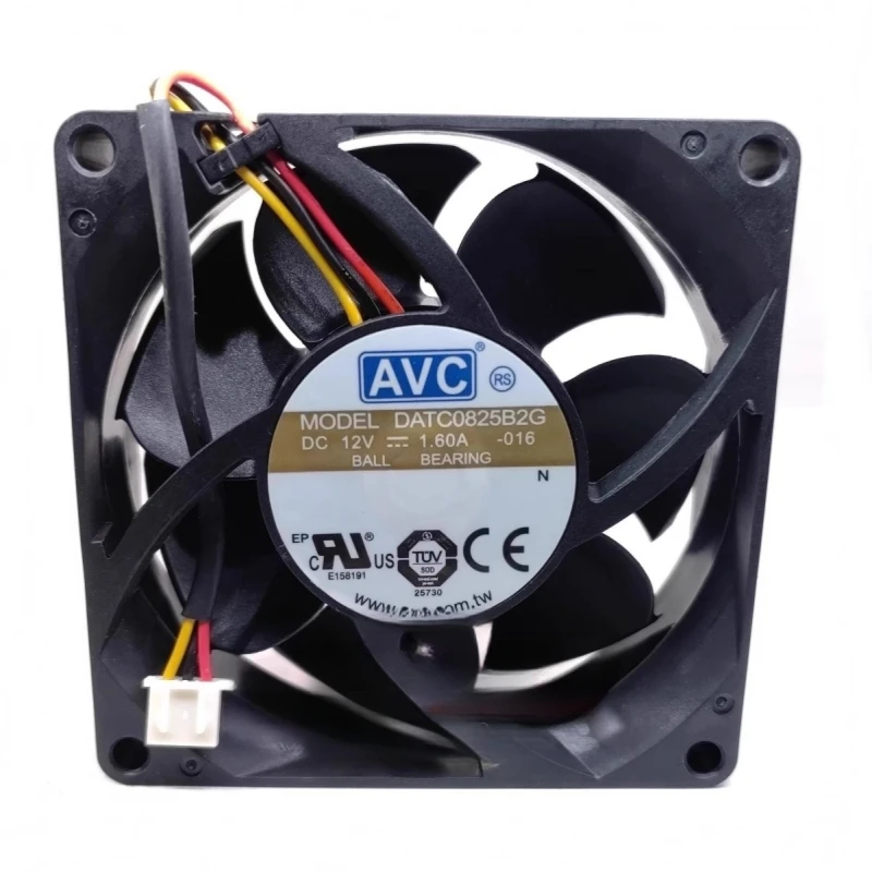 Новый оригинальный для AVC DATC0825B2G 8 см 8025 12 В 1 60 А 3-проводной вентилятор охлаждения