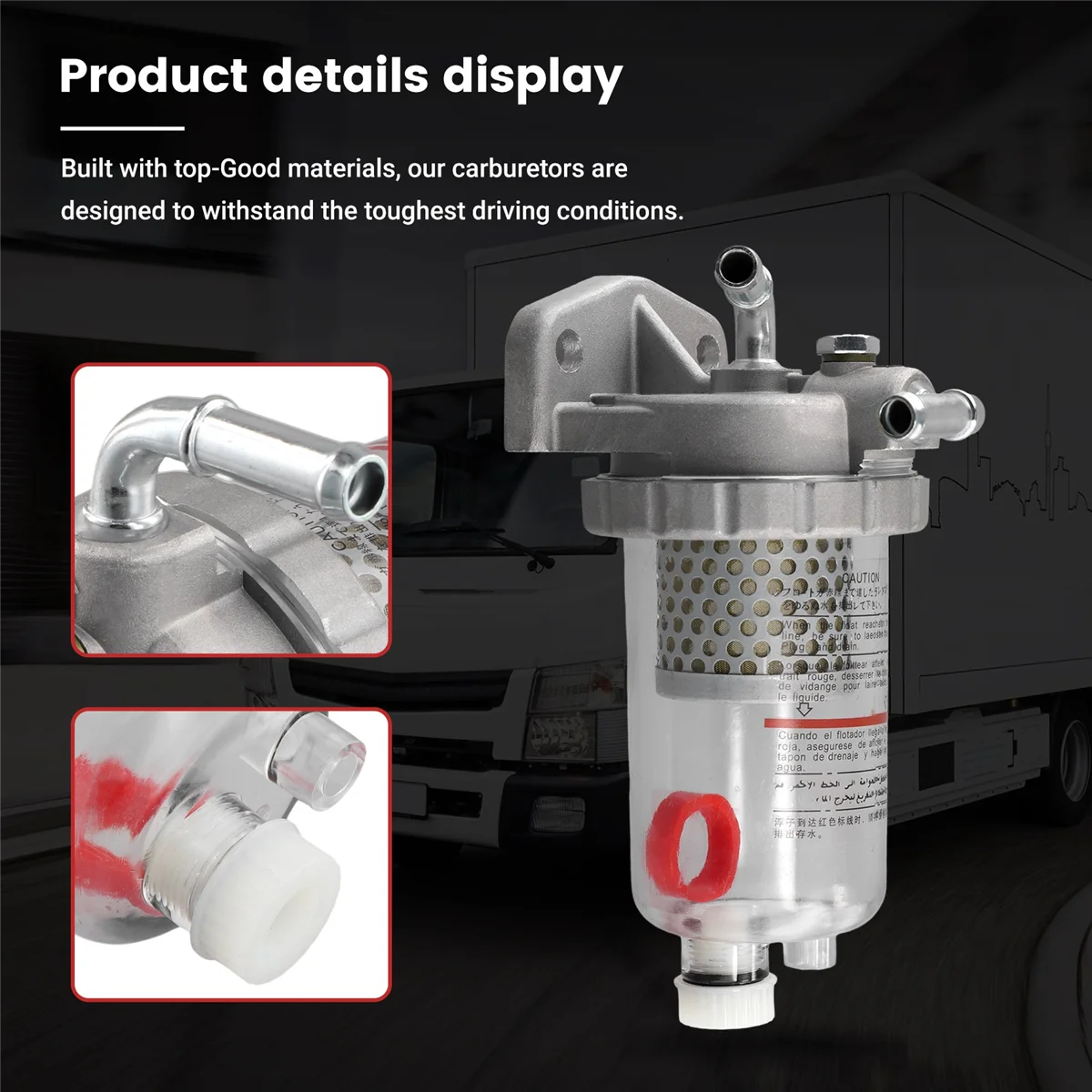 Масло-водоотделитель грузовика Топливный фильтр ME 121646 Для Mitsubishi Fuso FV515 F380 PS380 FP380