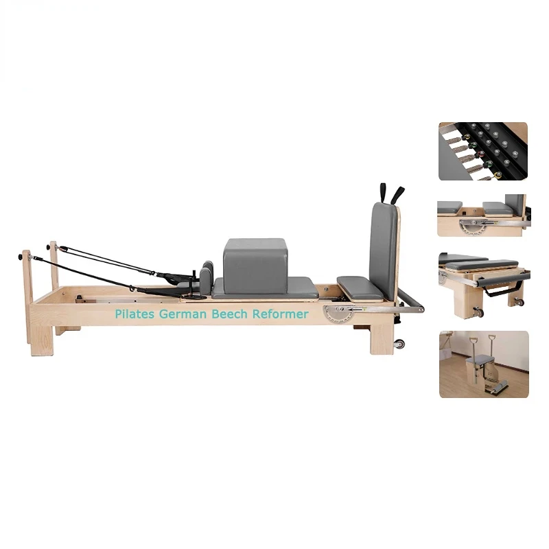 

High Quality Pilates Reformer Body Balance Pilates Bed Sale Training Reformer Cadillac Aluminium Foldable Reformer Bed