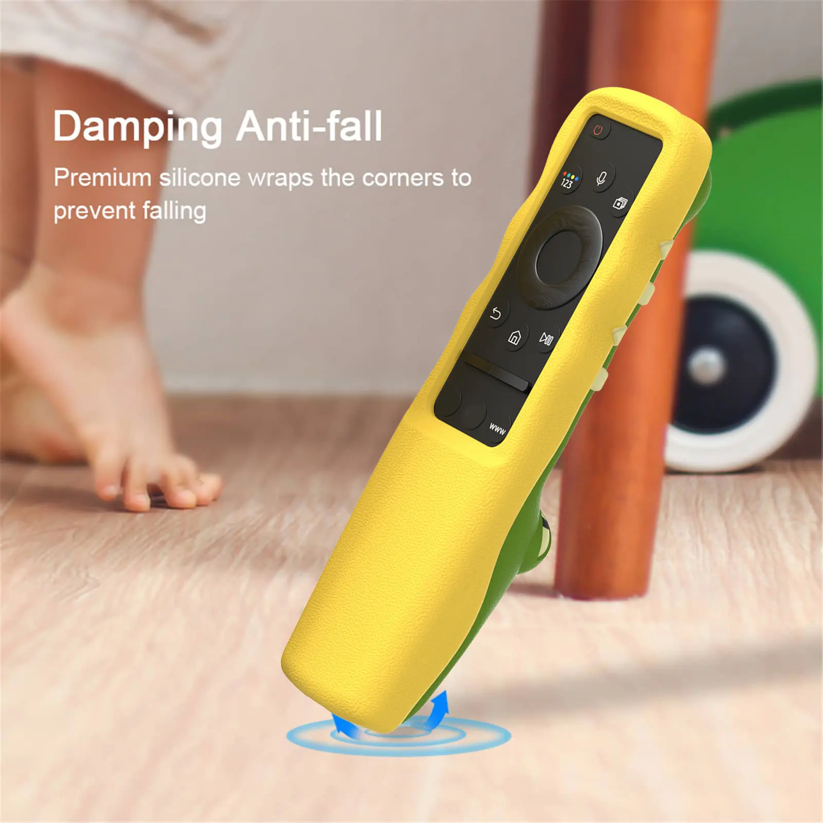 TV Remote Control Protective Case For Samsung BN59-01357 Smartone 3rd Generation Lanyard Hole Design Cover