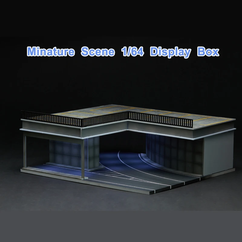 1/64 Дисплей Декор сцены Minature для литых под давлением моделей автомобилей (без