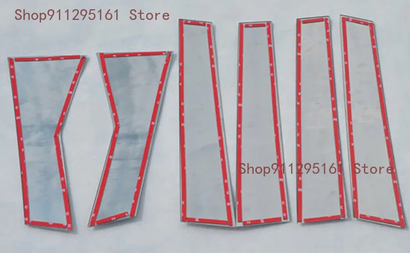 6 шт. колонка из нержавеющей стали для окон Dongfeng AX7 2016-2018 |