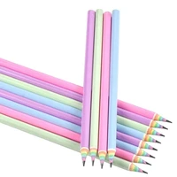 eco friendly wood plastic free rainbow recycled paper 2 hb pencils for school and office supplies12 pack