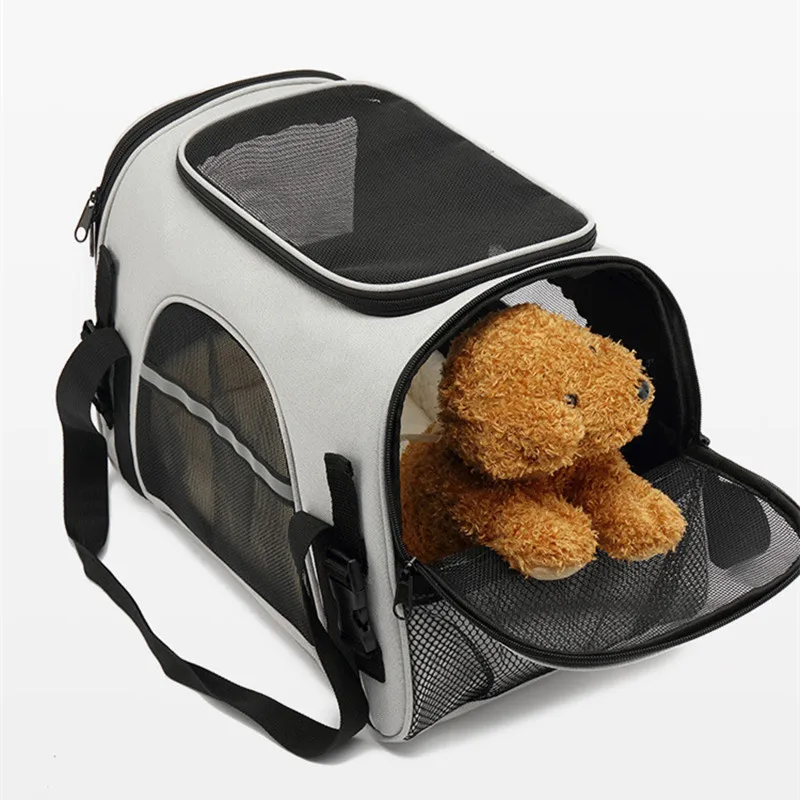 

Pet Bag Outdoor Breathable Shoulder Diagonal Back Pet Bag Foldable Portable Dog Travel Bag Puppy Carrier Cat Backpack Pet Car