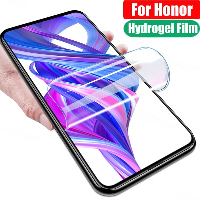 

Full Cover Hydrogel Film For Huawei Honor 9X Lite 9A 9C 9S 8S 7S Screen Protector on For Honor 8X 8A 8C 7X 7C 7A Play Film