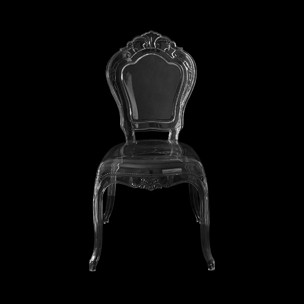 Оптовая продажа прозрачные стулья из смолы Chiavari свадебное кресло для вечеринки