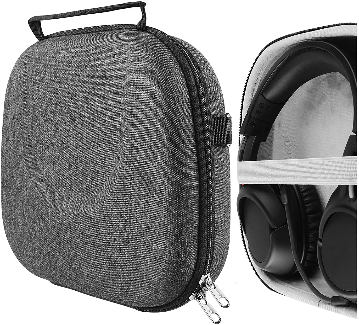 Enlarge Geekria Headphones Case For Cloud Stinger S, Cloud Flight Case, Hard Portable Bluetooth Earphones Headset Bag For Accessories