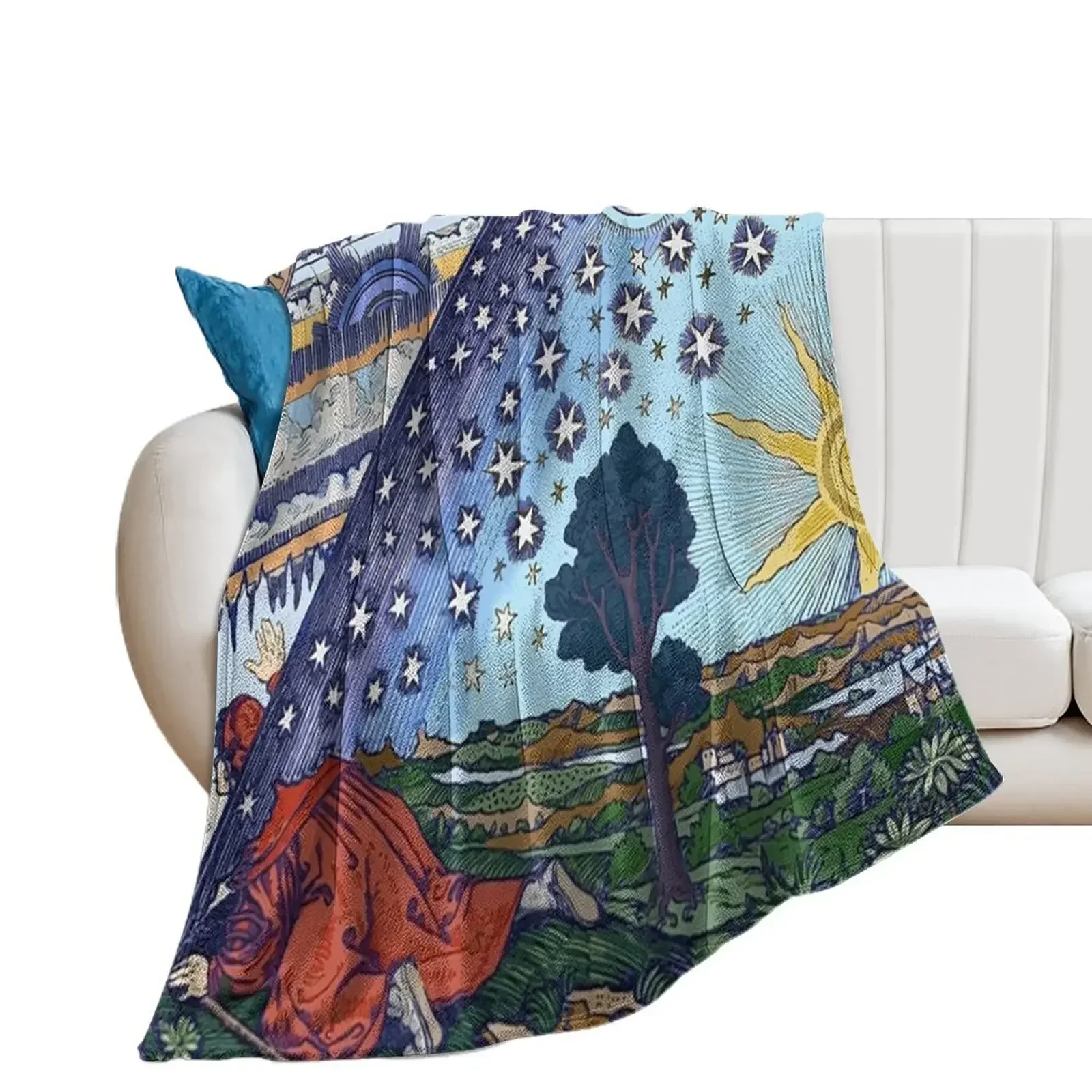 Герметичный гностический гобелен футболка и маска декоративное одеяло модные