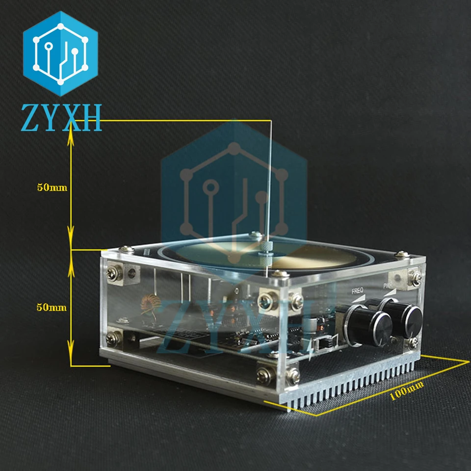 Mini Bluetooth-compatible Music Tesla Coil High Power Voltage Pulse Electric Arc Generator Handheld Tesla Coil Free Shipping