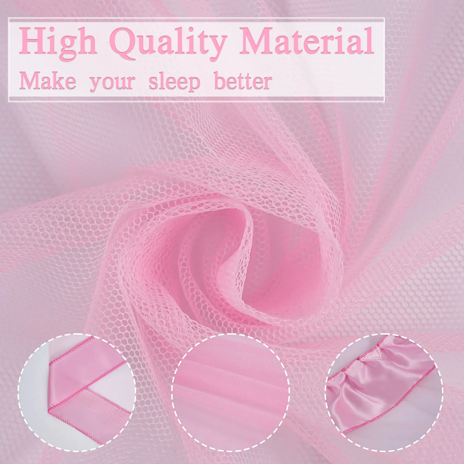 Двойной Навес для девочек шторы кровати розовые принцессы занавески подарок на