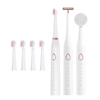 smart ultrasonic electric toothbrush for adults multifunction 6 mode sonic teeth tooth brushes with 7 replacement head household