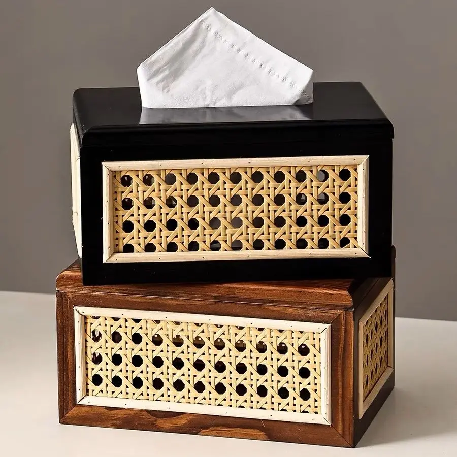 

Desktop storage high-value multifunctional box rectangular bedroom ins wind household living room high-end coffee table tissue