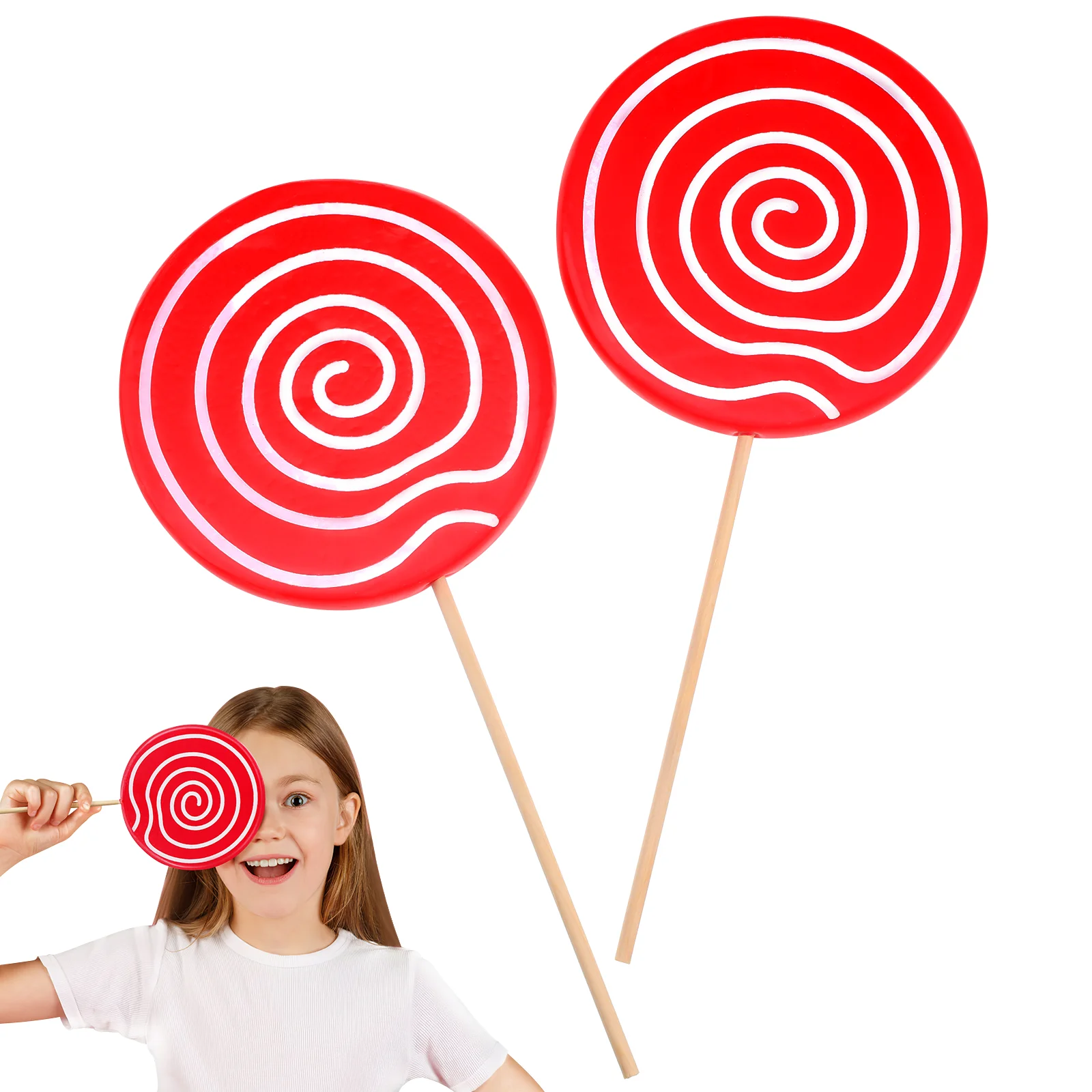 

Crafts Wedding Party Lollipop Prop Adornment Decor Photography Simulation Model Large Candy Ornament Wedding Photo Props