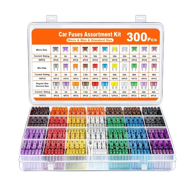 

Комбинированный комплект предохранителей 2A-40A