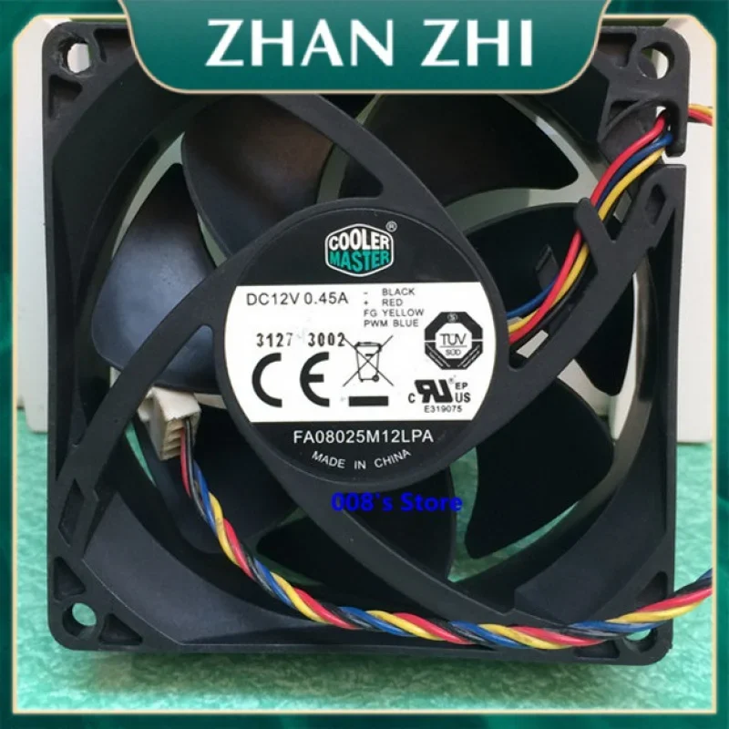 Вентилятор охлаждения процессора для FA08025M12LPA 8 см 80x80x25 мм 0 45A DC 12 В ШИМ