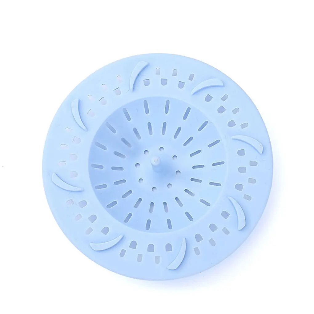 

Sink Anti Clogging Strainer Silicone Sieve Bathroom Shower Drain Sink Drains Cover Sewer Hair Filter Strainer Kitchen Supplies