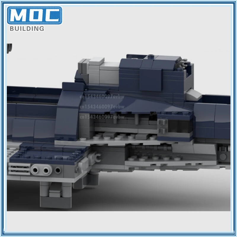 Строительные блоки Moc серии CIS Gozanty Cruiser Technology Кирпичи Классический несущий
