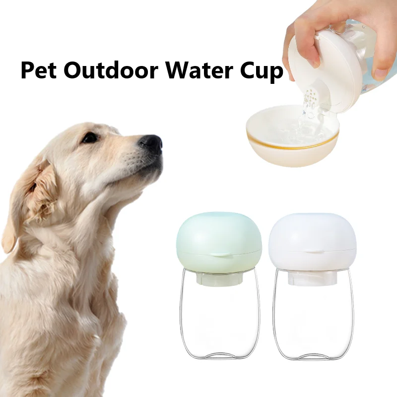 

Складная пластиковая бутылка для воды для собак, кошек, путешествий, щенков, чашка для питья, уличная поилка для домашних животных