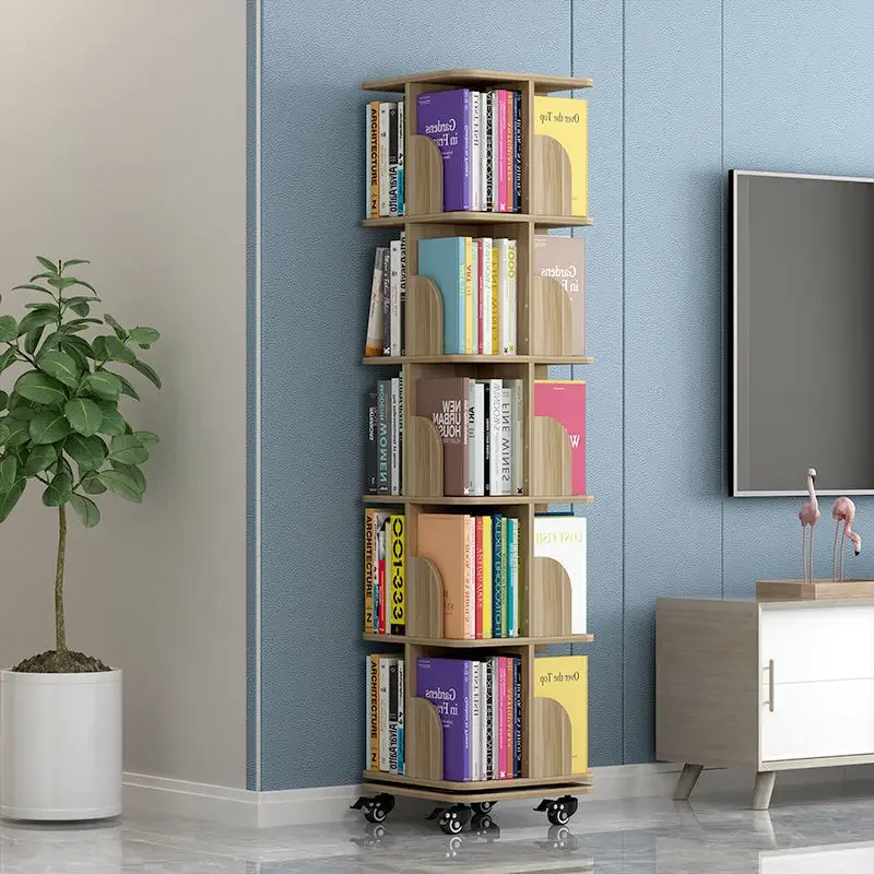

Aoliviya новая официальная напольная вращающаяся книжная полка детский мобильный книжный шкаф Студенческая книжная полка компактный книжный шкаф экономичный большой