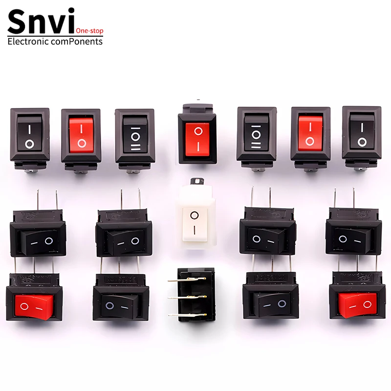 10 шт./лот 10*15 мм SPST 2PIN ВКЛ/ВЫКЛ G130 кулисный переключатель для лодки KCD11 3A/250 В